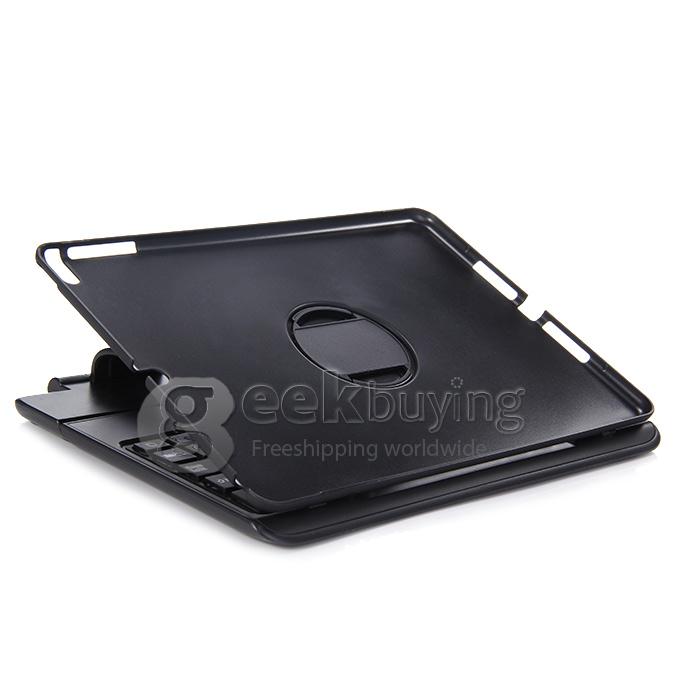 360 Degree Swivel Rotating Stand Bluetooth Keyboard Case Cover For IPad Air 2 iPad 6 - Black