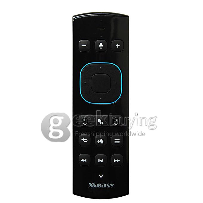 Measy GP830 Wireless Air Mouse + Remote Control + QWERY Keyboard with Voice Function Support Somatosensory Game