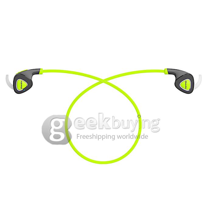Bluedio Q5 Sweatproof Wireless Bluetooth V4.1 Stereo Sport In Ear Earbud Earphone Headphone Support APP Noisy - Green