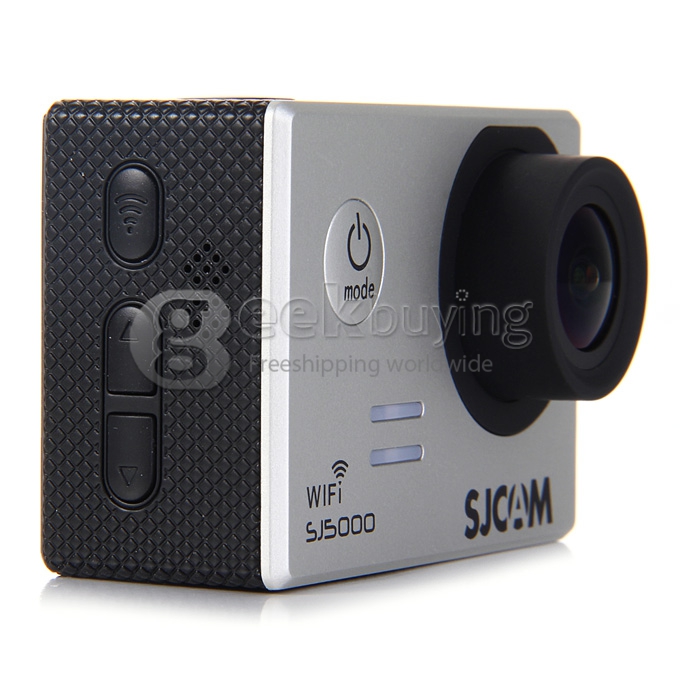 SJCAM SJ5000 WiFi Sports Camera Novatek 96655 14MP 1080P 2.0 Inch 170 Degrees Lens Waterproof Diving HD Camcorder Car DVR - Silver