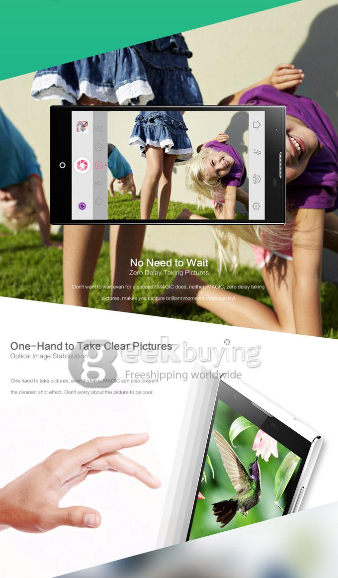 ZOPO ZP920 4G LTE Android 4.4 Smartphone 5.2 Inch IPS FHD Screen MTK6752 Octa Core 2GB RAM 16GB ROM 13.2MP GPS Wifi Miracast - Black