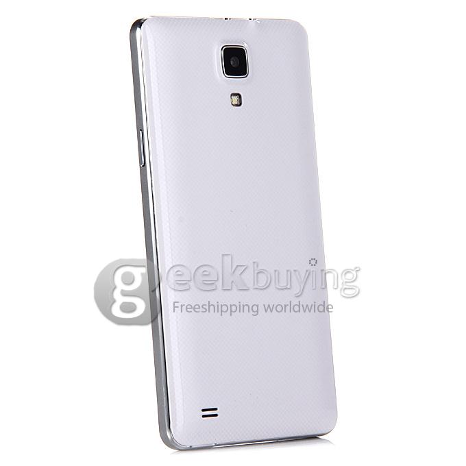 JIAKE M4 5.0Inch Smartphone WVGA MTK6572 Dual Core 1.0GHz Android 4.4 OS 512MB+4GB 3G/GPS/Dual Camera 2.0MP - White