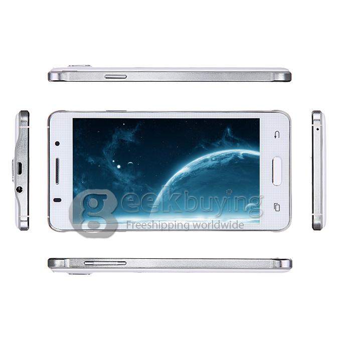 MPIE S168 5.0Inch Android 4.4 Smartphone FWVGA MTK6572 Dual Core 1.0GHz 512MB+4GB 3G GPS Dual Camera - White