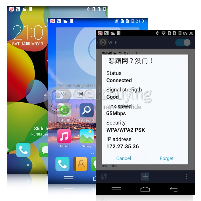 Foxconn InFocus M2 4.2 Inch Snapdragon MSM8926 Quad Core 1.2GHz Smartphone Android 4.4 1GB 8GB 4G LTE HD 8MP 8MP - White