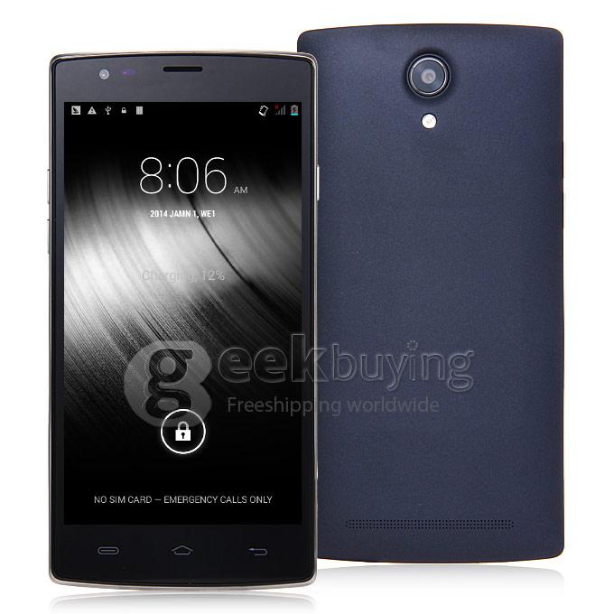 Ulefone L55 5.5 Inch QHD MTK6582M+6290 Quad Core 1.3GHz Smartphone Android 4.4 1GB RAM 8GB ROM 8.0MP 2.0MP 4G- Dark Blue
