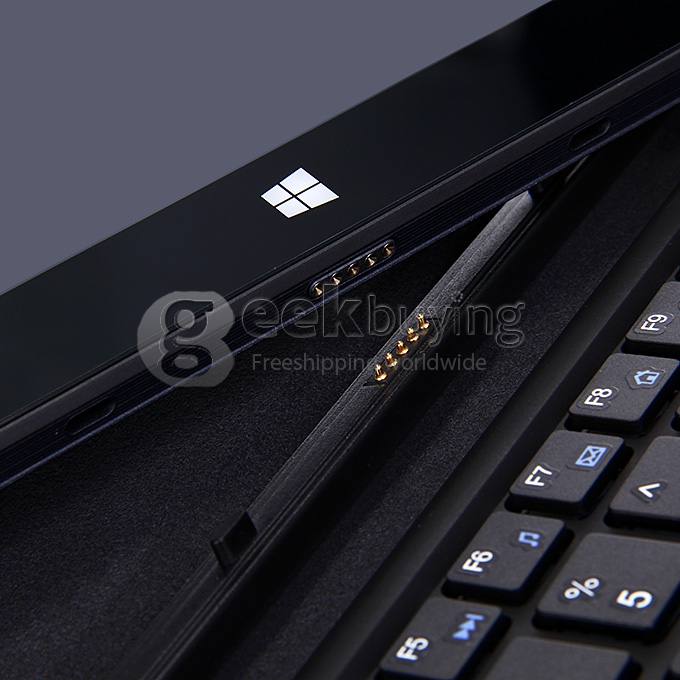 PIPO W3 Windows 8.1 Intel Z3775D Quad Core 2.4 GHz 10.1 Inch 2GB/64GB Tablet PC IPS 1920*1200 WiFi HDMI Bluetooth - Black