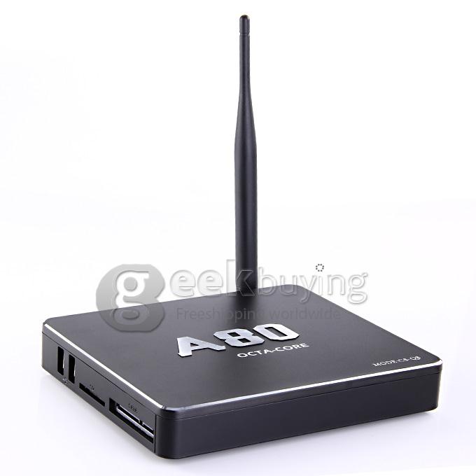 CS-Q8 A80 Octa Core Android Mini PC XBMC 4K 4GB RAM 32GB ROM 2.4G/5G 802.11AC WIFI USB 3.0 BT H.265 SATA 1000M Ethernet