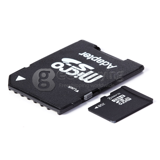 2GB MicroSD TransFlash TF Memory with Adapter with Package