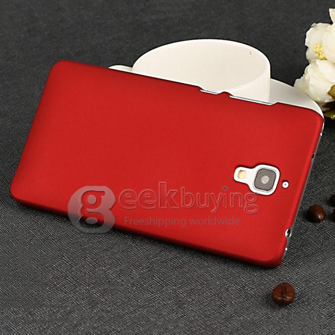 MOSKII Shield PC Back Case Protective Cover for Xiaomi Mi4 M4 - Red