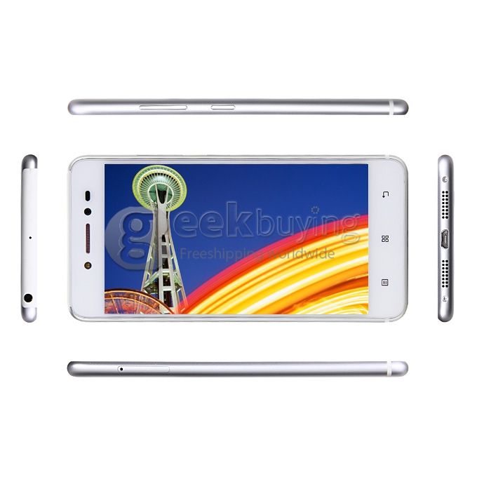 Lenovo S90 5.0inch Metal Fuselage Qualcomm MSM8916 Quad-core 1.2GHz Smartphone IPS HD Android 4.4 OS 1GB+16GB 13.0MP 8.0MP - Silver