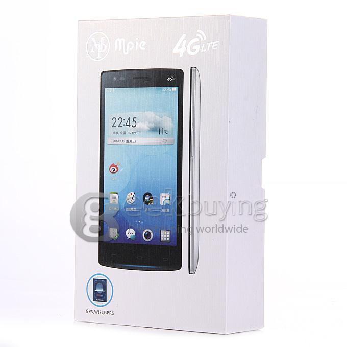 MPIE G7 MTK6582 Quad Core 1.3GHz 5.0inch Smartphone Android4.4 2GB+8GB Fingerprint Identification Dual SIM 4G FDD-LTE-Bl