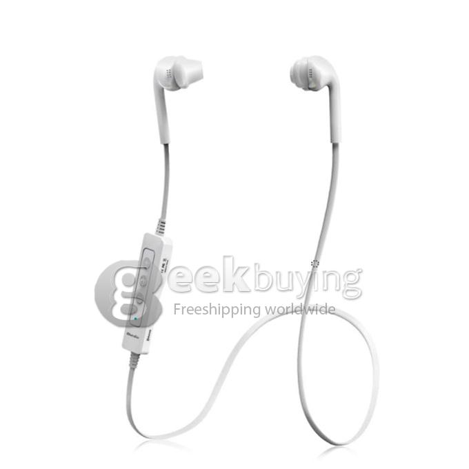Bluedio Energy S2 Waterproof Sport Bluetooth 4.0 Wireless Earbuds Earphone with Mic - White