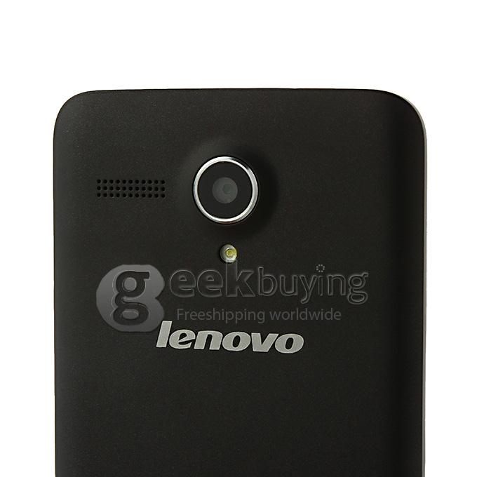 Lenovo A606 MTK6582 Quad Core 1.3GHz 5.0 Inch Smartphone Android 4.4 OS 512MB RAM 4GB ROM 5.0MP 4G LTE - Black