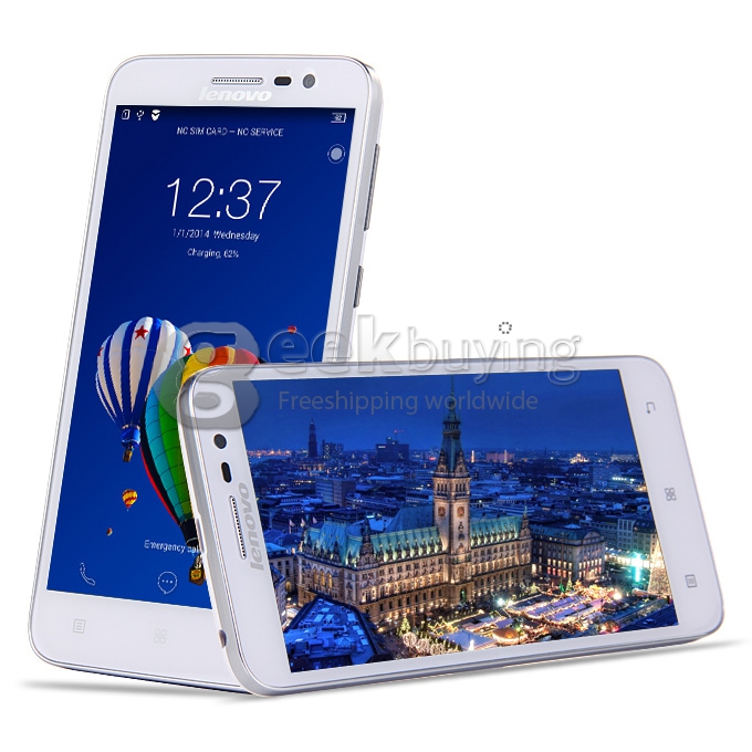 Lenovo A8 A806 1280*720 MTK6592 Octa Core 1.7GHz 5.0inch Android 4.4 Smartphone 2G RAM 16GB ROM 4G HD 13.0MP - White