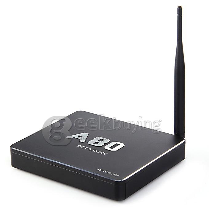 CS-Q8 A80 Octa Core Android Mini PC XBMC 4K 4GB RAM 32GB ROM 2.4G/5G 802.11AC WIFI USB 3.0 BT H.265 SATA 1000M Ethernet