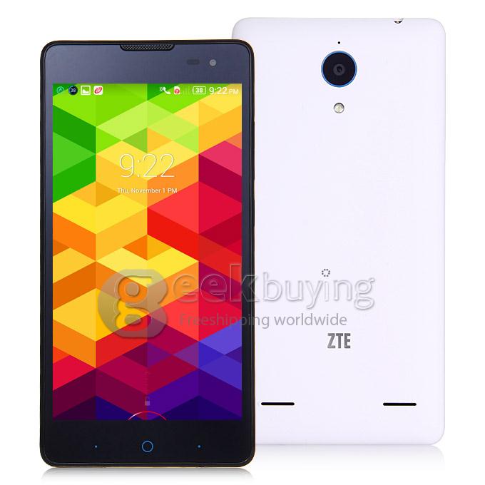 ZTE V5 Max Smartphone 5.5 inch 4G LTE Qualcomm MSM8916 Quad Core Android 4.4 2GB 16GB 13.0MP 5.0MP HD Screen - White