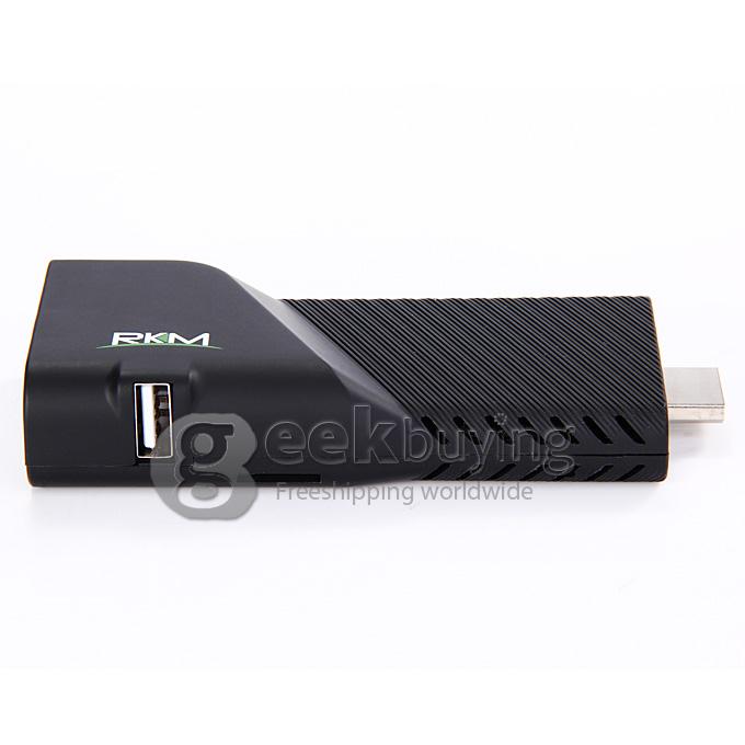 RKM V5 RK3288 TV Dongle Stick RJ45 1000M LAN 2GB RAM 16GB ROM Android 4.4 2.4G/5G WIFI Bluetooth - Black
