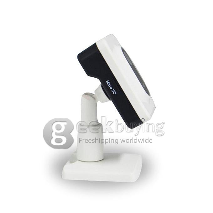 C101 0.3MP 1/4 CMOS P2P Surveillance IP Network Camera with Wi-Fi/TF Card Slot/10-IR LED - White