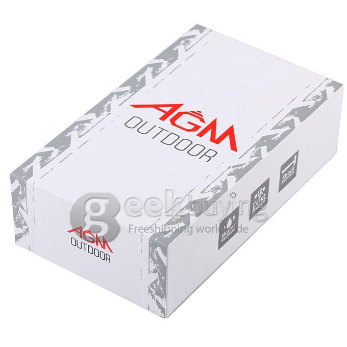 AGM STONE 5S IP67 Qualcomm MSM8926 Quad Core 1.2GHz Waterproof Smartphone 5.0 inch Android 4.4 1GB 8GB 8.0MP 4G LTE - Silver