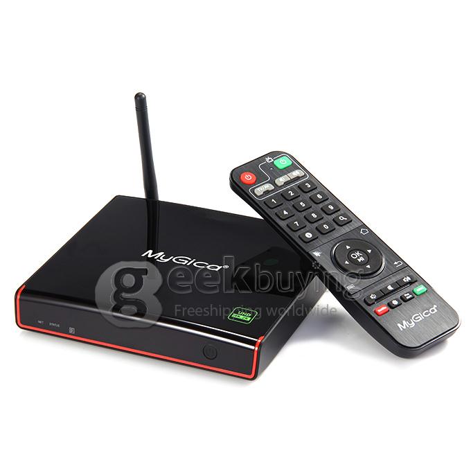 Geniatech MyGica ATV1800E 4K XBMC KODI Media Player Android 4.4 2G RAM 16G EMMC Dolby Amlogic S802-B Quad Core 2.4G/5G WiFi Bluetooth - Black