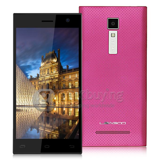 LEAGOO Lead 1i MTK6582 Quad Core 1.3GHz 5.5Inch Smartphone Android4.4 1GB+8GB 13.0MP 5.0MP IPS HD 3G/GPS/OTG - Red