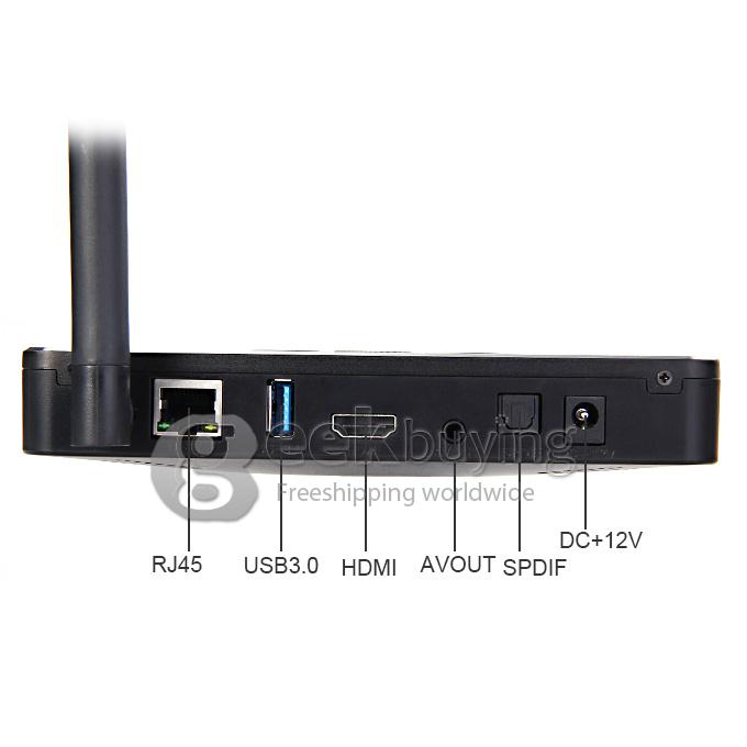 CS-Q8 A80 Octa Core Android Mini PC XBMC 4K 2GB RAM 16GB ROM 2.4G/5G 802.11AC WIFI USB 3.0 BT H.265 SATA 1000M Ethernet