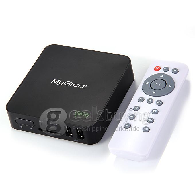 Geniatech MyGica ATV310M Linux XBMC TV Box Media Player Amlogic 8726-M3 1G RAM 4G ROM Support 1080P Dolby 5.1 - Black