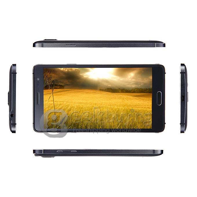 Kingelon N9500 5.7Inch IPS HD MTK6582 Quad Core SmartPhone Android 4.4 1GB+8GB 5.0MP Camera 3G GPS OTG Gesture Sensing-Black
