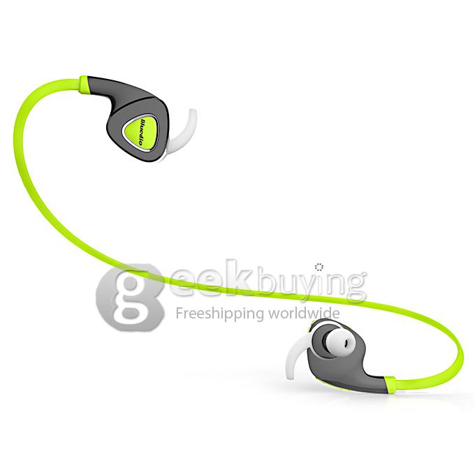 Bluedio Q5 Sweatproof Wireless Bluetooth V4.1 Stereo Sport In Ear Earbud Earphone Headphone Support APP Noisy - Green