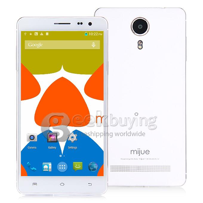 MIJUE T100 MTK6592 Octa Core 1.7GHz 5.5 Inch IPS HD Smartphone Android 4.4 2GB RAM 16GB ROM 15.0MP 5.0MP Gesture S- Whit