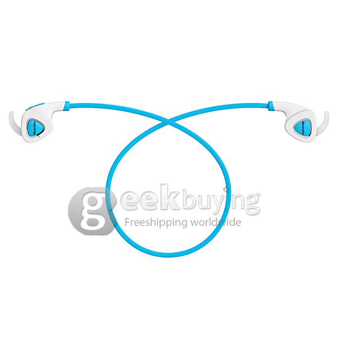 Bluedio Q5 Sweatproof Wireless Bluetooth V4.1 Stereo Sport In Ear Earbud Earphone Headphone Support APP Noisy - Blue