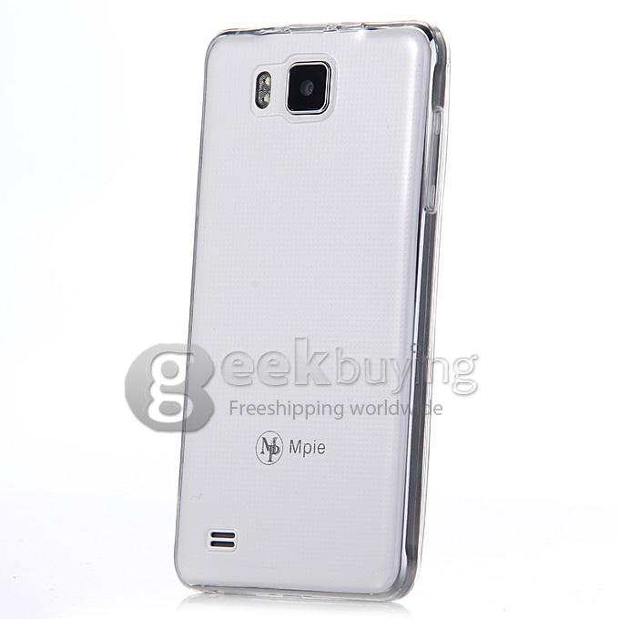 MPIE S168 5.0Inch Android 4.4 Smartphone FWVGA MTK6572 Dual Core 1.0GHz 512MB+4GB 3G GPS Dual Camera - White