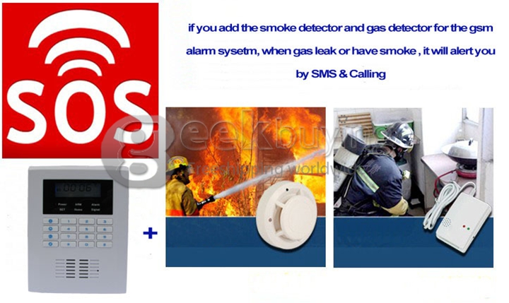 YA-600-GSM PSTN-4 Quad-4-Bands GSM PSTN Wireless Home Security Alarm Burglar System