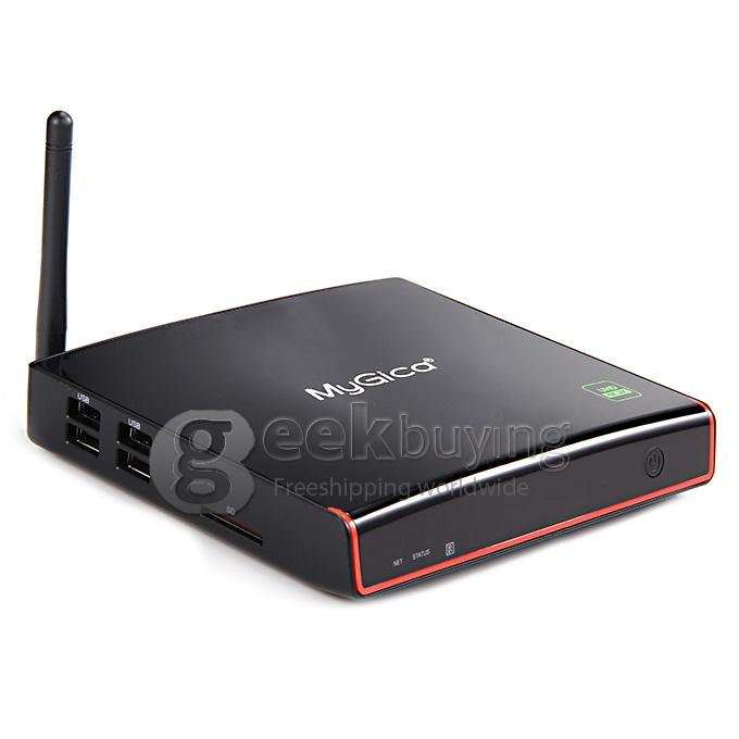 Geniatech MyGica ATV1800E 4K XBMC KODI Media Player Android 4.4 2G RAM 16G EMMC Dolby Amlogic S802-B Quad Core 2.4G/5G WiFi Bluetooth - Black