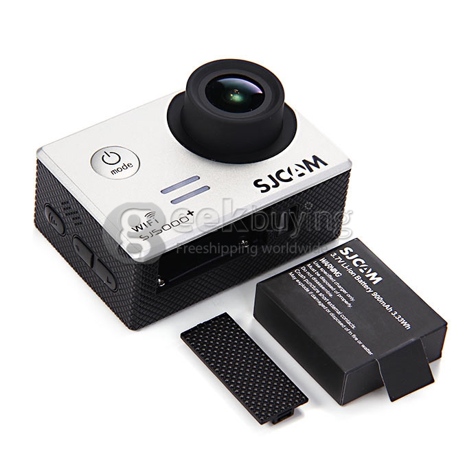 SJCAM SJ5000 Plus Ambarella A7LS75 16MP 1080P 60FPS WiFi Action Camera 1.5 Inch 170 Degrees Wide Angle Lens Diving HD Camcorder Car DVR - Silver