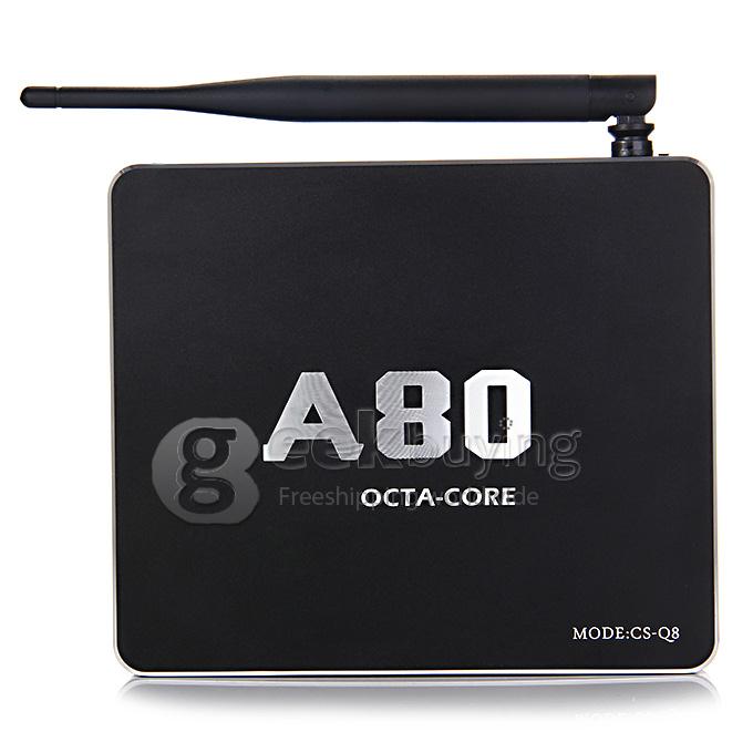 CS-Q8 A80 Octa Core Android Mini PC XBMC 4K 4GB RAM 32GB ROM 2.4G/5G 802.11AC WIFI USB 3.0 BT H.265 SATA 1000M Ethernet