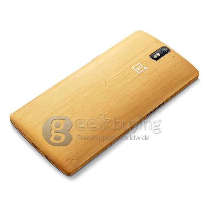 ONEPLUS ONE 5.5inch LTPS Qualcomm Quad Core 2.5GHz Smartphone CyanogenMod 11.0 3GB RAM 64GB ROM OTG NFC Miracast Bamboo Limited Edition-Yellow