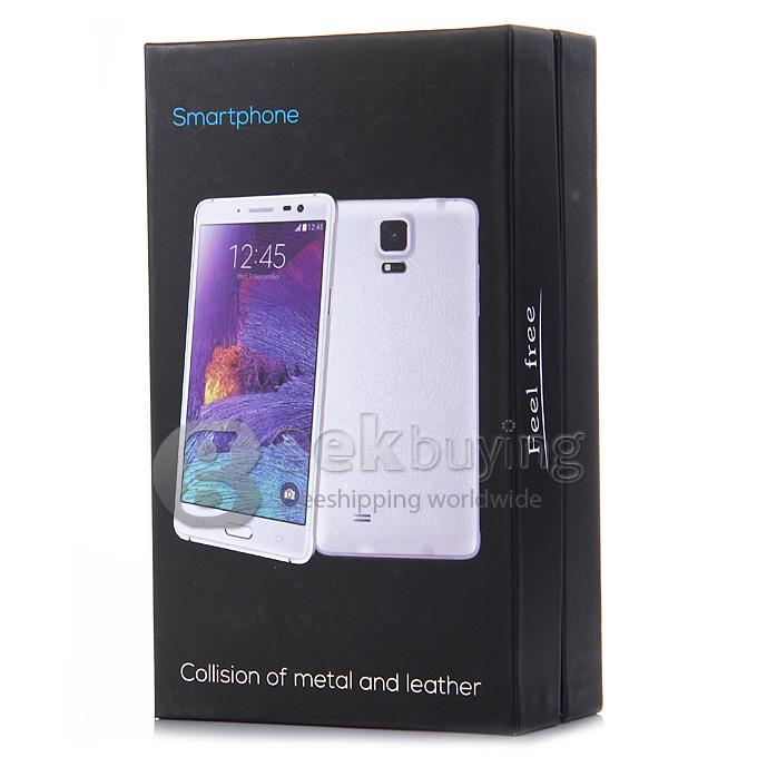 Kingelon N9500 5.7Inch IPS HD MTK6582 Quad Core SmartPhone Android 4.4 1GB+8GB 5.0MP Camera 3G GPS OTG Gesture Sensing -White