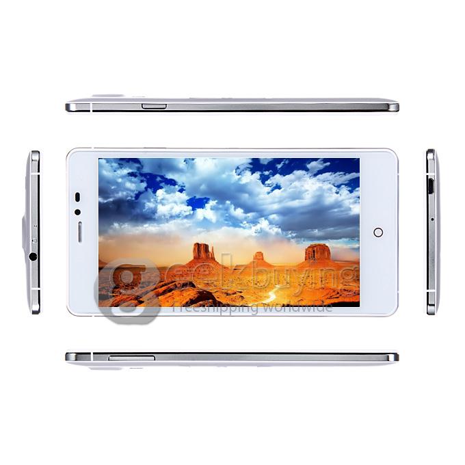 JIAKE V13 5.5inch Android 4.4 Phone MTK6572W Dual Core 1.2GHz Smartphone QHD 4GB ROM 2.0MP+0.3MP 3G GPS Smart Wake-White