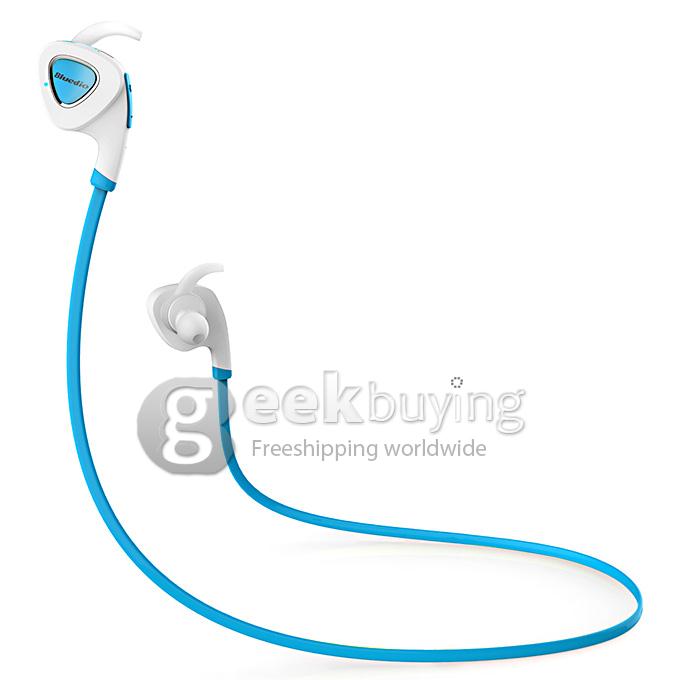 Bluedio Q5 Sweatproof Wireless Bluetooth V4.1 Stereo Sport In Ear Earbud Earphone Headphone Support APP Noisy - Blue