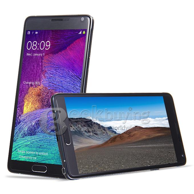 NO.1 Note 4 5.7inch 3G MTK6582 Quad-Core 1.3GHz Smartphone Android 4.4 1GB RAM 8GB ROM 8.0MP+5.0MP HD Air Gesture- Black