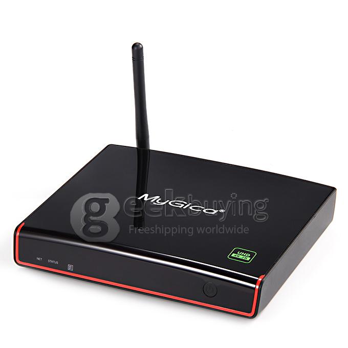 Geniatech MyGica ATV1800E 4K XBMC KODI Media Player Android 4.4 2G RAM 16G EMMC Dolby Amlogic S802-B Quad Core 2.4G/5G WiFi Bluetooth - Black