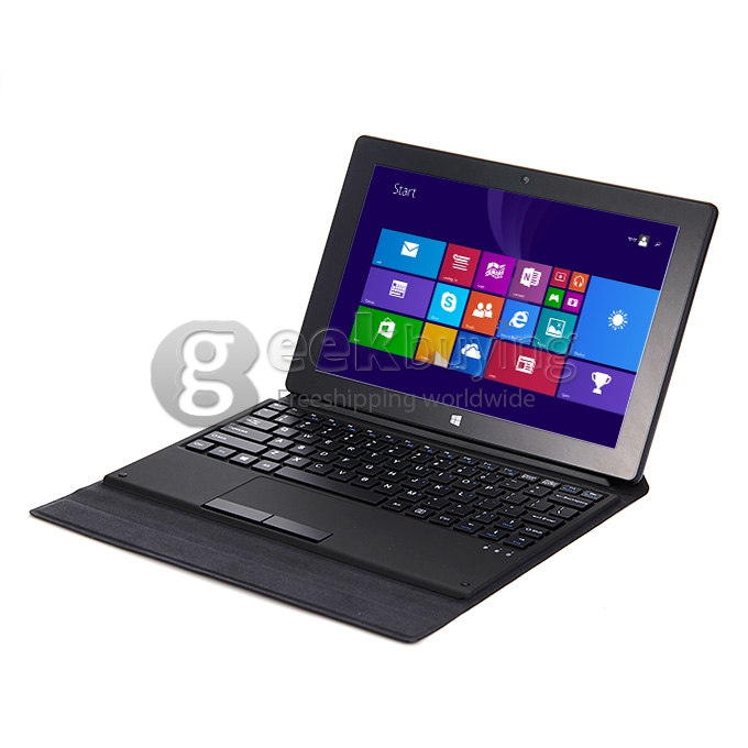 PIPO W3 Windows 8.1 Intel Z3775D Quad Core 2.4 GHz 10.1 Inch 2GB/64GB Tablet PC IPS 1920*1200 WiFi HDMI Bluetooth - Black