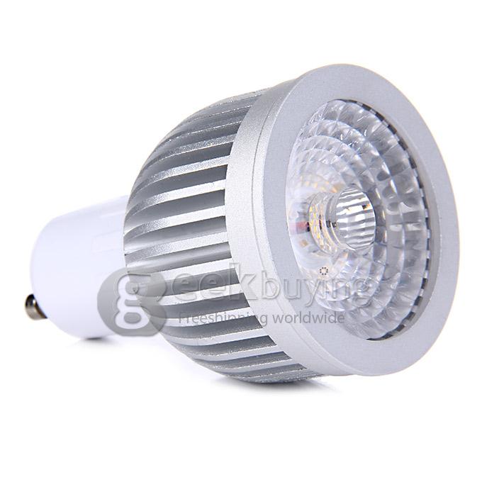 5W GU10 Dimmable COB LED Spot Light Downlight Lamp Bulb AC85-265V - Warm White