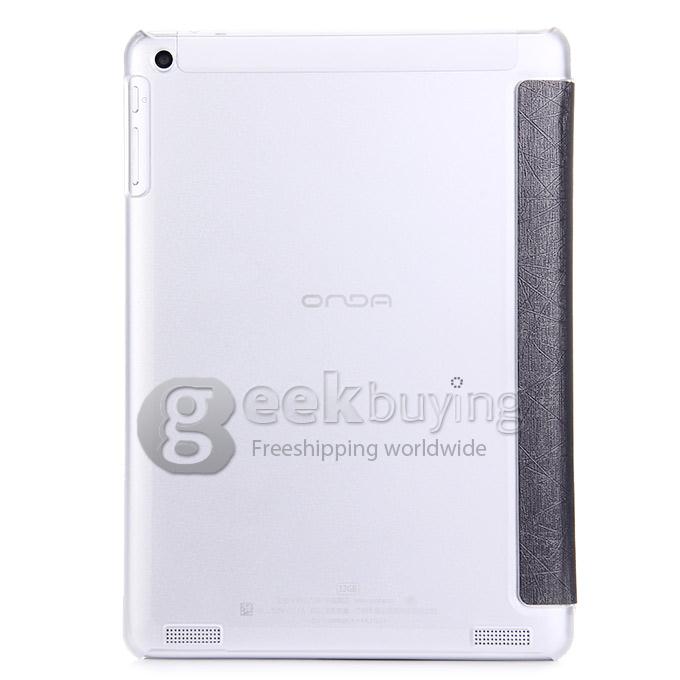 High Quality PU Leather Stand Case for Onda V989/V975i/V975W Tablet PC - Black