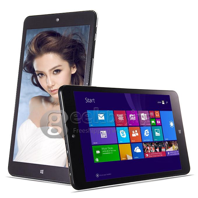 PIPO W2F Intel Baytrail-T Z3735F Quad Core 8 Inch Tablet PC Windows 8.1 1280*800 IPS 2GB/32GB - Black