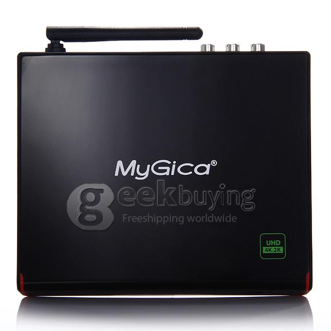 Geniatech MyGica ATV1800E 4K XBMC KODI Media Player Android 4.4 2G RAM 16G EMMC Dolby Amlogic S802-B Quad Core 2.4G/5G WiFi Bluetooth - Black
