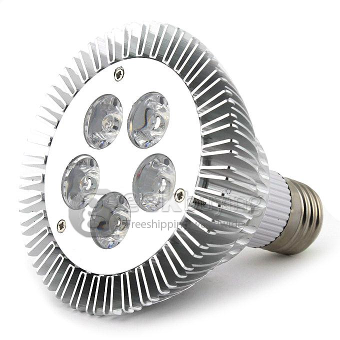 7W E27 PAR LED Grow Light Lamp Bulb AC85-265V/600LM - Cold White