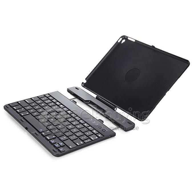 K561C Bluetooth Keyboard 360 Swivel Rotating Stand Case Cover for Apple iPad Air 2 - Black