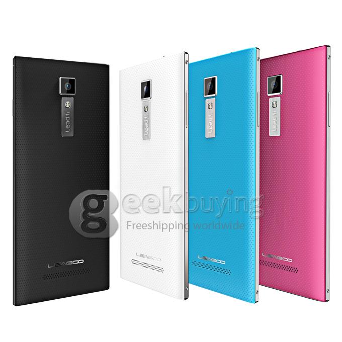 LEAGOO Lead 1i MTK6582 Quad Core 1.3GHz 5.5Inch Smartphone Android4.4 1GB+8GB 13.0MP 5.0MP IPS HD 3G/GPS/OTG - Red